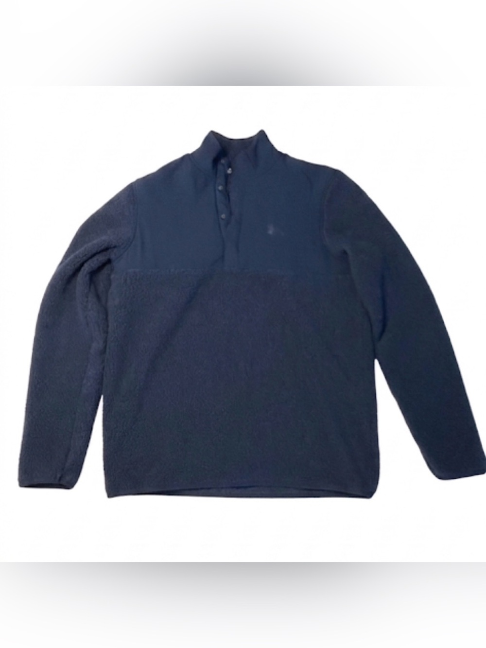 Under Armour Men's Golf M Medium Sweater Fleece Pullover half snap Navy Blue